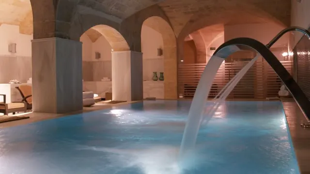 Indoor pool — historical photograph